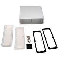 Bud Industries - EXN-23365-SVP - BOX ALUM CLR/SLV 6.65"L X 7"W