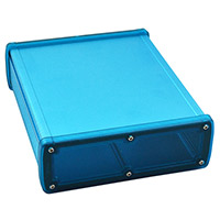 Bud Industries - EXN-23366-BLP - BOX ALUM BLU/TRN BLU 8.23"LX7"W