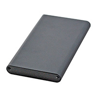 Bud Industries - EXT-9162 - BOX ALUM BLACK 3.94"L X 2.24"W