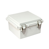 Bud Industries - PTQ-11046 - BOX PLASTIC GRAY 6.18"L X 5.91"W