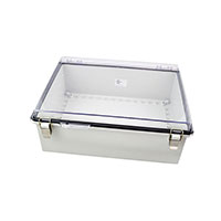 Bud Industries - PTQ-11064-C - BOX PLASTIC 14.96"L X 11.02"W