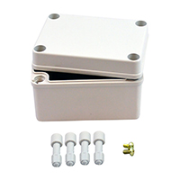 Bud Industries - PTS-25308 - BOX PLASTIC GRAY 4.33"L X 3.15"W