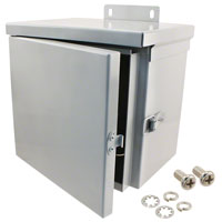 Bud Industries - N3R-5804 - BOX STEEL GRAY 8"L X 6"W