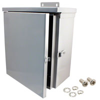 Bud Industries - N3R-5806 - BOX STEEL GRAY 10"L X 6"W