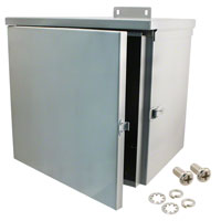 Bud Industries - N3R-5808 - BOX STEEL GRAY 12"L X 10"W