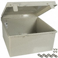 Bud Industries - NBB-10245 - BOX ABS/PC GRAY 13.01"L X 13"W