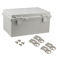 Bud Industries - NBB-15243 - BOX PBT/PC GRAY 11.28"L X 7.48"W