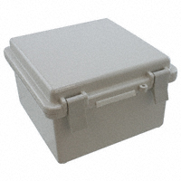 Bud Industries - NBB-22240 - BOX ABS GRAY 5.9"L X 5.9"W