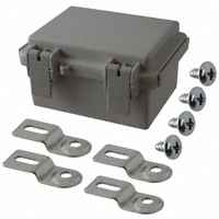 Bud Industries - NBF-32002 - BOX ABS GRAY 5.11"L X 3.93"W