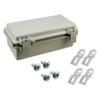 Bud Industries - NBF-32006 - BOX ABS GRAY 7.87"L X 3.93"W