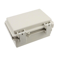 Bud Industries - NBF-32104 - BOX ABS/PC GRAY 5.9"L X 3.93"W