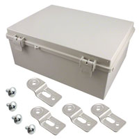 Bud Industries - NBF-32126 - BOX ABS/PC GRAY 15.74" X 11.81"