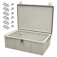 Bud Industries - NBF-32146 - BOX ABS/PC GRAY 27.55" X 19.68"