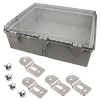 Bud Industries - NBF-32232 - BOX ABS/PC GRY 19.68"L X 15.74"W