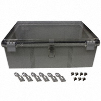 Bud Industries - NBF-32246 - BOX ABS/PC GRY 27.55"L X 19.68"W