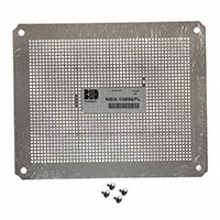 Bud Industries - NBX-10996-PL - PANEL PLASTIC 9.9X12.3" FOR NB