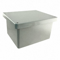 Bud Industries - NF-6612 - BOX FIBERGLASS GRY 11.74"LX9.9"W