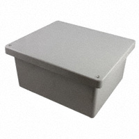 Bud Industries - NF-6613 - BOX FIBERGLASS GRY 13.74"X11.94"