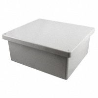 Bud Industries - NF-6614 - BOX FIBERGLASS GRY 15.79"X13.89"