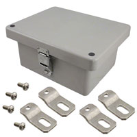 Bud Industries - NFL-6631 - BOX FIBERGLASS GRY 9.64"LX7.74"W