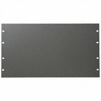 Bud Industries - PA-1106-MG - PANEL ALUMINUM 19" METALLIC GRAY