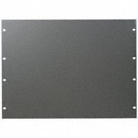 Bud Industries - PA-1108-MG - PANEL ALUMINUM 19" METALLIC GRAY