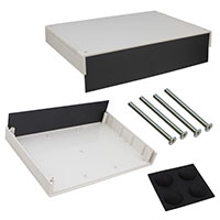 Bud Industries - PC-11482-LG - BOX ABS GRAY 7.08"L X 10.24"W