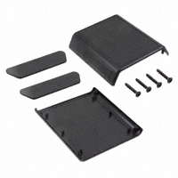 Bud Industries - PC-11555 - BOX ABS BLACK 5.5"L X 5.25"W