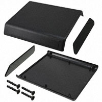 Bud Industries - PC-11565 - BOX ABS BLACK 6.77"L X 6.26"W