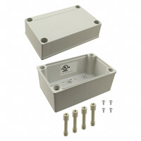 Bud Industries - PIP-11763 - BOX PLASTIC GRAY 5.12"L X 3.15"W