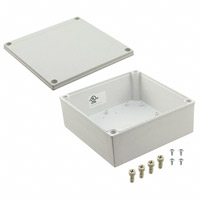 Bud Industries - PIP-11772 - BOX PLASTIC GRAY 7.09"L X 7.09"W