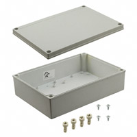 Bud Industries - PIP-11775 - BOX PLSTC GRAY 10.04"L X 7.09"W