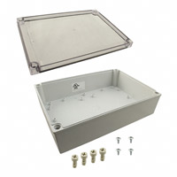 Bud Industries - PIP-11775-C - BOX PLASTIC 10.04"L X 7.09"W