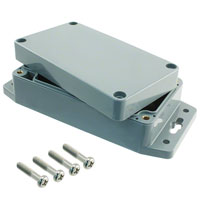 Bud Industries - PN-1321-DGMB - BOX ABS GRAY 4.53"L X 2.56"W