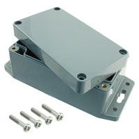 Bud Industries - PN-1322-DGMB - BOX ABS GRAY 4.53"L X 2.56"W