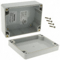 Bud Industries - PN-1323 - BOX PLASTIC GRAY 4.53"L X 3.54"W