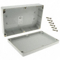 Bud Industries - PN-1325 - BOX PLASTIC GRAY 8.74"L X 5.74"W