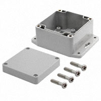 Bud Industries - PN-1331-MB - BOX PLASTIC GRAY 3.28"L X 3.2"W