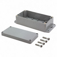 Bud Industries - PN-1332-DGMB - BOX ABS GRAY 6.35"L X 3.21"W