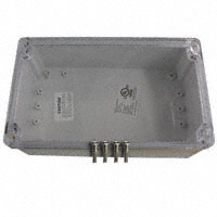 Bud Industries - PN-1334-C - BOX PLSTC GRAY/CLR 7.87"LX4.72"W