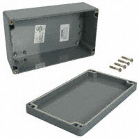 Bud Industries - PN-1334-DG - BOX ABS GRAY 7.87"L X 4.72"W