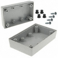 Bud Industries - PT-11308-G - BOX ABS GRAY 3.63"L X 2.25"W