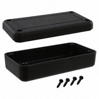 Bud Industries - PT-11630 - BOX ABS BLACK 4"L X 2.06"W