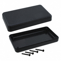 Bud Industries - PT-11657 - BOX ABS BLACK 5.63"L X 3.25"W