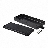 Bud Industries - PT-11670-MB - BOX ABS BLACK 6.5"L X 2.88"W