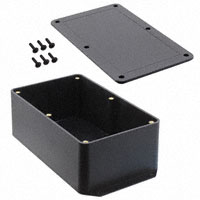 Bud Industries - PT-11800 - BOX ABS BLACK 8.4"L X 5.15"W