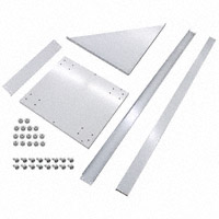 Bud Industries - RR-1364-MG - RACK OPEN RELAY 71.75" X 19" GRY