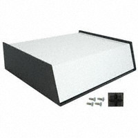 Bud Industries - SC-12101 - BOX ALUM BLK/WHT 10"L X 11.93"W