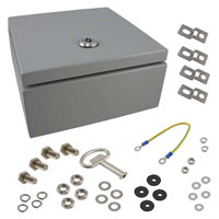 Bud Industries - SNB-3733 - BOX STEEL GRAY 11.81"L X 11.81"W