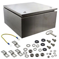 Bud Industries - SNB-3737-SS - BOX S STEEL NAT 15.75"LX15.75"W